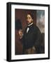 Self-Portrait-Edgar Degas-Framed Art Print