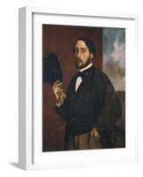 Self-Portrait-Edgar Degas-Framed Art Print