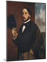 Self-Portrait-Edgar Degas-Mounted Art Print