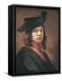 Self-Portrait-Carel Fabritius-Framed Stretched Canvas