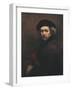 Self-Portrait-Rembrandt van Rijn-Framed Art Print