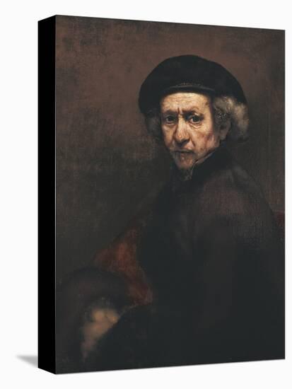 Self-Portrait-Rembrandt van Rijn-Stretched Canvas