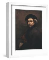 Self-Portrait-Rembrandt van Rijn-Framed Art Print