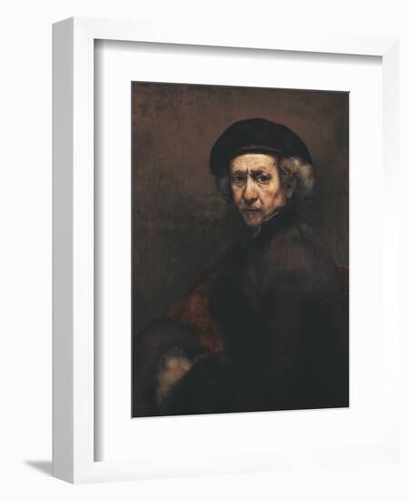 Self-Portrait-Rembrandt van Rijn-Framed Art Print