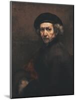 Self-Portrait-Rembrandt van Rijn-Mounted Art Print