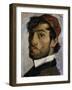 Self Portrait-Luigi Serena-Framed Art Print