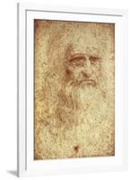 Self-Portrait-Leonardo da Vinci-Framed Premium Giclee Print