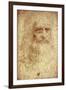 Self-Portrait-Leonardo da Vinci-Framed Art Print