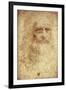 Self-Portrait-Leonardo da Vinci-Framed Art Print