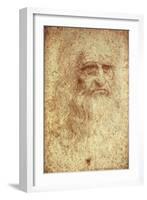 Self-Portrait-Leonardo da Vinci-Framed Art Print