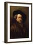 Self Portrait-Rembrandt van Rijn-Framed Art Print