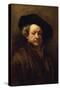 Self Portrait-Rembrandt van Rijn-Stretched Canvas