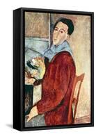 Self Portrait-Amedeo Modigliani-Framed Stretched Canvas