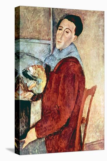 Self Portrait-Amedeo Modigliani-Stretched Canvas