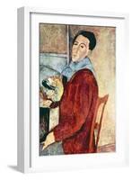 Self Portrait-Amedeo Modigliani-Framed Art Print