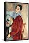 Self Portrait-Amedeo Modigliani-Framed Stretched Canvas