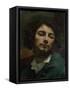 Self-Portrait-Gustave Courbet-Framed Stretched Canvas