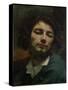 Self-Portrait-Gustave Courbet-Stretched Canvas