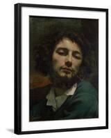Self-Portrait-Gustave Courbet-Framed Giclee Print