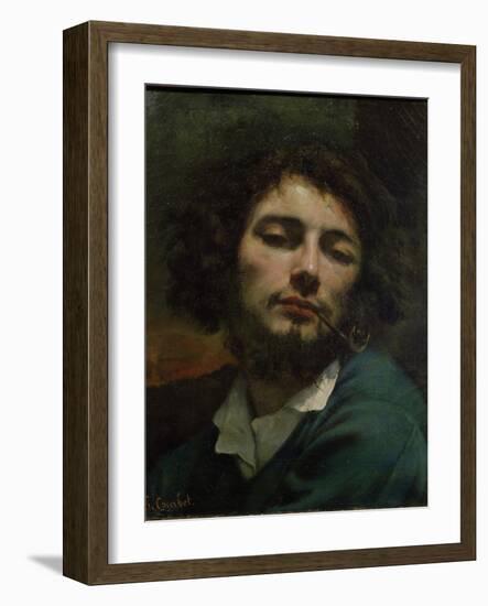 Self-Portrait-Gustave Courbet-Framed Giclee Print