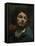 Self-Portrait-Gustave Courbet-Framed Stretched Canvas