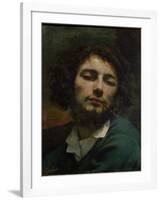 Self-Portrait-Gustave Courbet-Framed Giclee Print