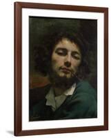 Self-Portrait-Gustave Courbet-Framed Giclee Print