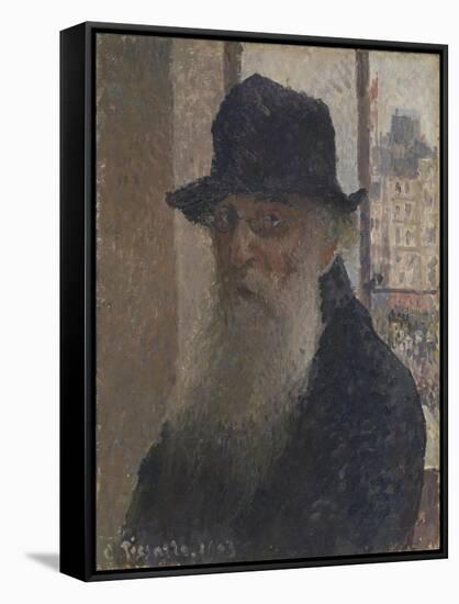 Self-Portrait-Camille Pissarro-Framed Stretched Canvas