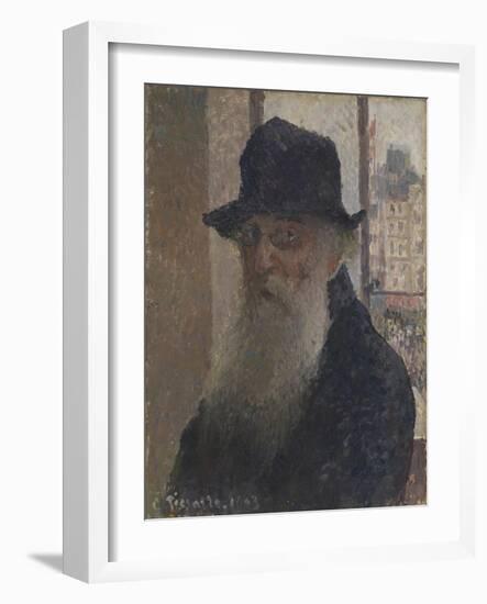 Self-Portrait-Camille Pissarro-Framed Giclee Print