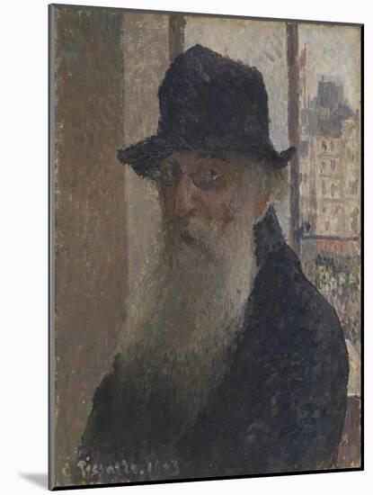 Self-Portrait-Camille Pissarro-Mounted Giclee Print