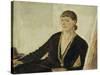 Self-Portrait-Dame Ethel Walker-Stretched Canvas