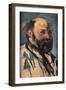 Self Portrait-Paul Cézanne-Framed Giclee Print