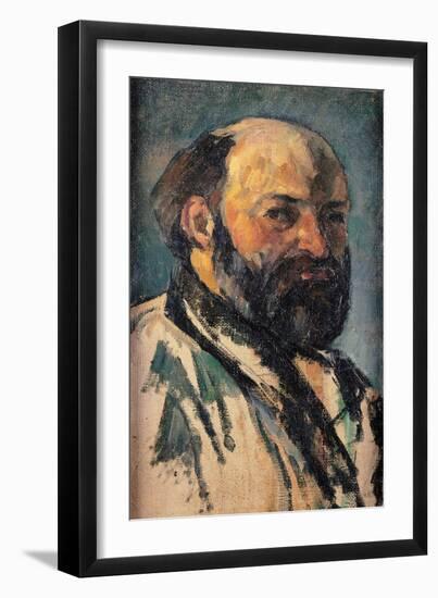 Self Portrait-Paul Cézanne-Framed Giclee Print