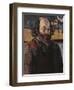 Self Portrait-Paul Cézanne-Framed Giclee Print