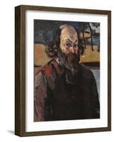 Self Portrait-Paul Cézanne-Framed Giclee Print