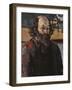 Self Portrait-Paul Cézanne-Framed Giclee Print