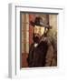 Self-Portrait-Paul Cézanne-Framed Giclee Print