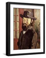 Self-Portrait-Paul Cézanne-Framed Giclee Print