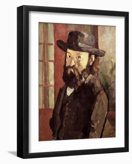 Self-Portrait-Paul Cézanne-Framed Giclee Print