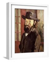 Self-Portrait-Paul Cézanne-Framed Giclee Print