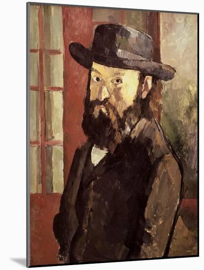 Self-Portrait-Paul Cézanne-Mounted Giclee Print