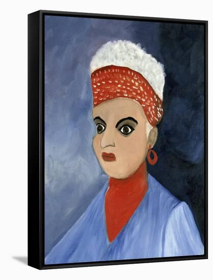 Self Portrait-Anna Belle Lee Washington-Framed Stretched Canvas