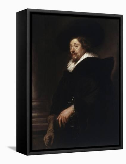 Self Portrait-Peter Paul Rubens-Framed Stretched Canvas