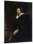 Self Portrait-Peter Paul Rubens-Stretched Canvas