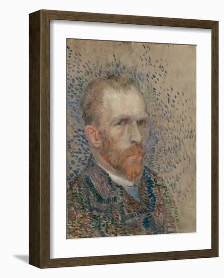 Self Portrait-Vincent van Gogh-Framed Giclee Print