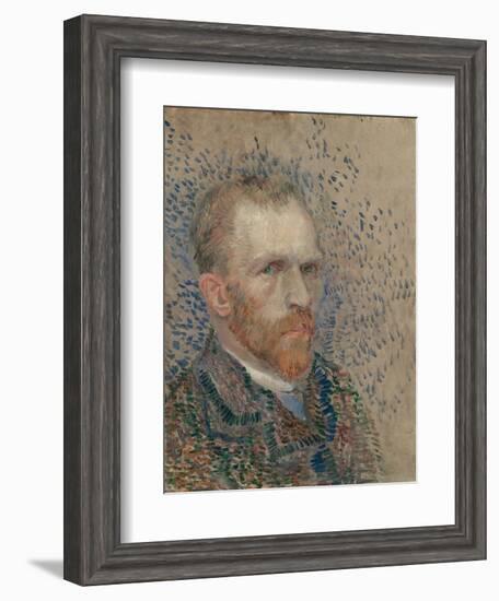 Self Portrait-Vincent van Gogh-Framed Giclee Print