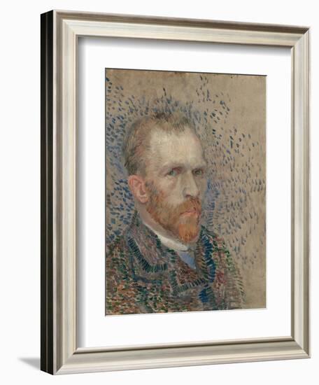 Self Portrait-Vincent van Gogh-Framed Giclee Print