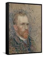 Self Portrait-Vincent van Gogh-Framed Stretched Canvas