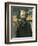 Self Portrait-Paul Cézanne-Framed Art Print