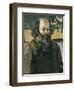 Self Portrait-Paul Cézanne-Framed Art Print